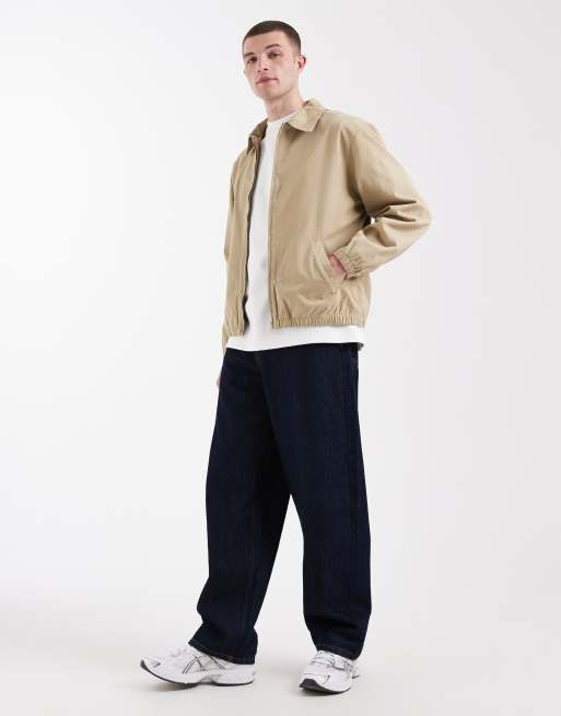 ASOS DESIGN – Kamiennobeżowa bawełniana kurtka Harrington, 2 z 5
