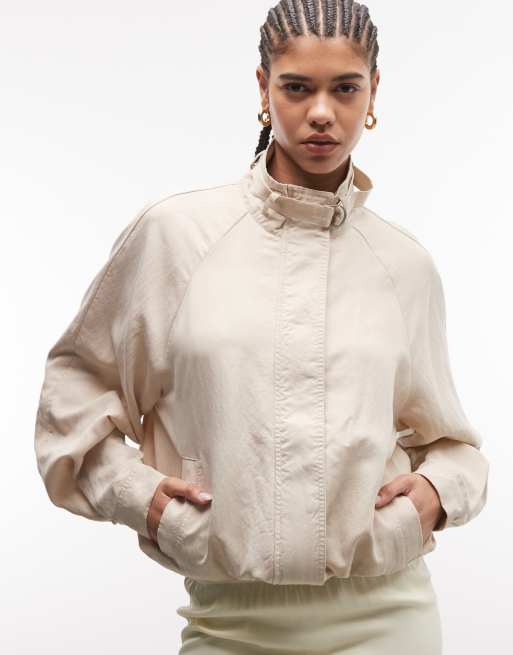 ASOS DESIGN – Kamiennobeżowe spodnie z balonowymi nogawkami i ozdobnym pierścieniem D w stylu utility, część zestawu, 2 z 3