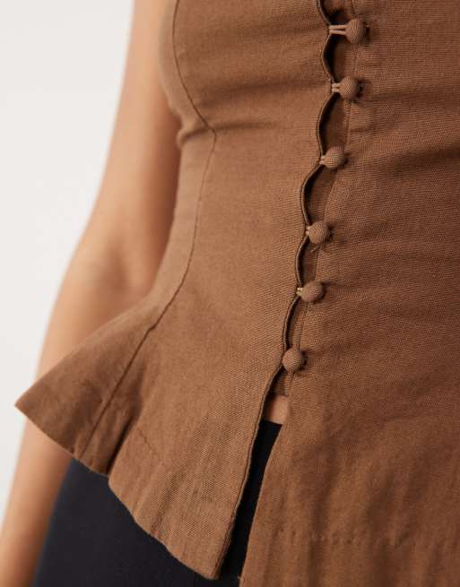 ASOS DESIGN – Kamizelka z dekoltem w kształcie litery U, 2 z 4
