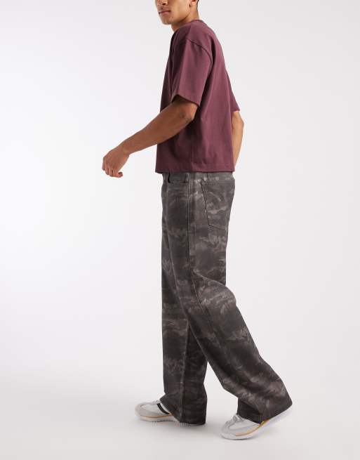 ASOS DESIGN – Kamouflagemönstrade byxor i baggy fit, 2 av 5