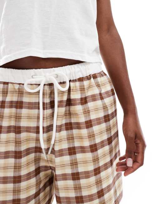 ASOS DESIGN – Karierte Boxershorts mit Kontrast-Bund, 4 von 5