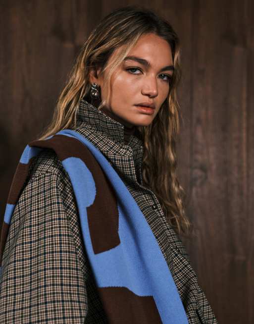 ASOS DESIGN – Karierte Oversize-Hemdjacke, Kombiteil, 2 von 4