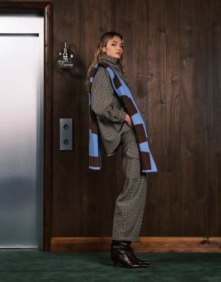 ASOS DESIGN - Karierte Utility-Hose, Kombiteil-Bunt