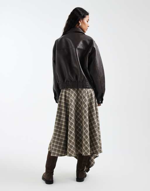 ASOS DESIGN – Karierter Maxirock mit Zipfelsaum, 4 von 5