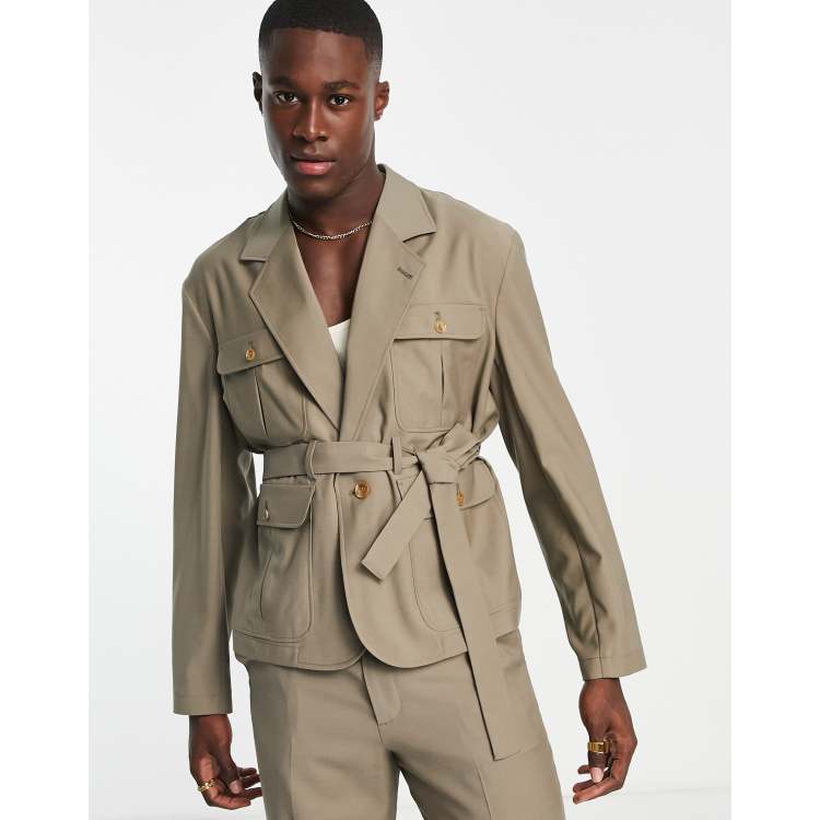 Safari suit jacket new arrivals