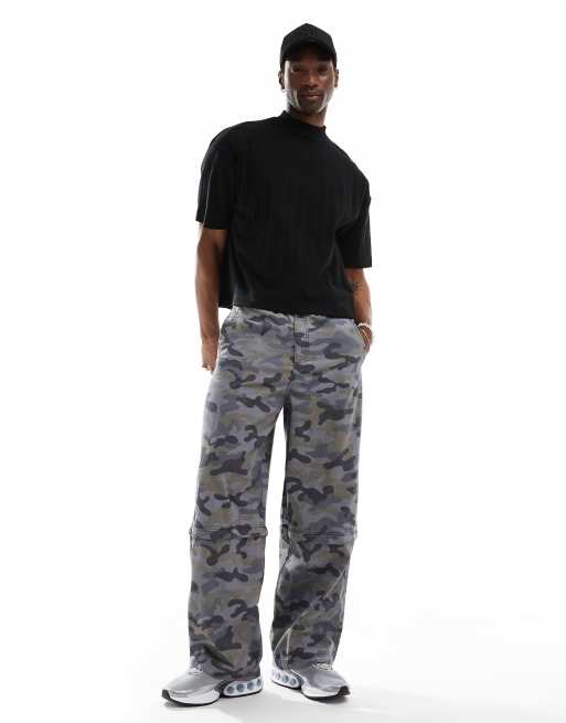 ASOS DESIGN – Kastiges, geripptes hochgeschlossenes Oversize-T-Shirt in Schwarz