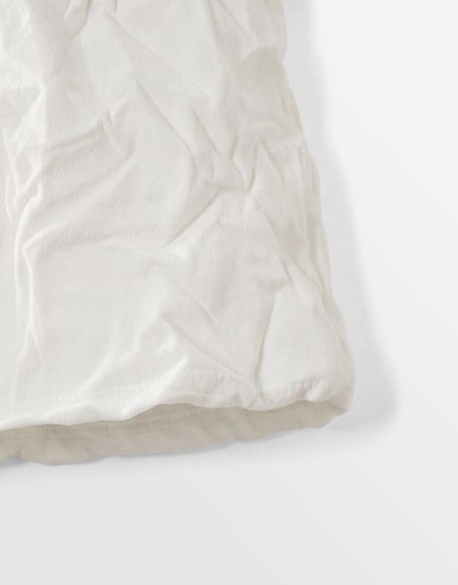 ASOS DESIGN – Kastiges Strick-Tanktop in Weiß mit Knitterstruktur, 8 von 8