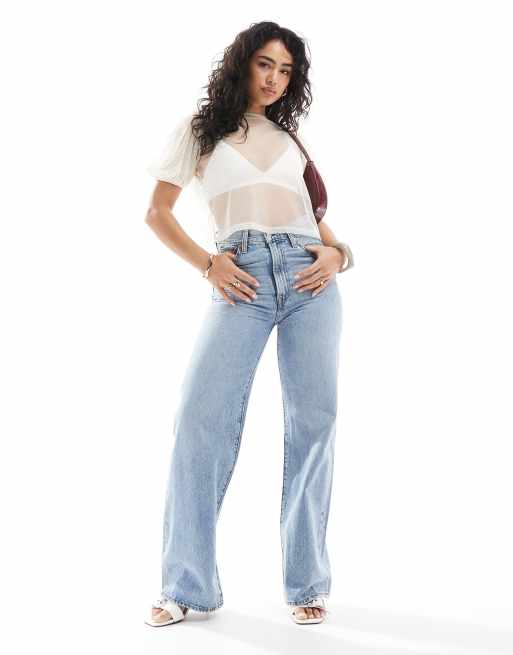 ASOS DESIGN – Kastiges T-Shirt in Weiß mit Tüll-Puffärmeln, 3 von 4