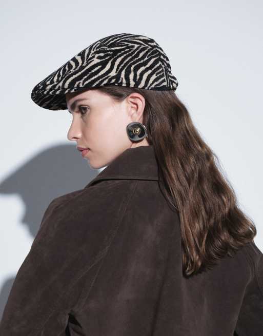 ASOS DESIGN kaszkiet w zebrę, 3 z 6