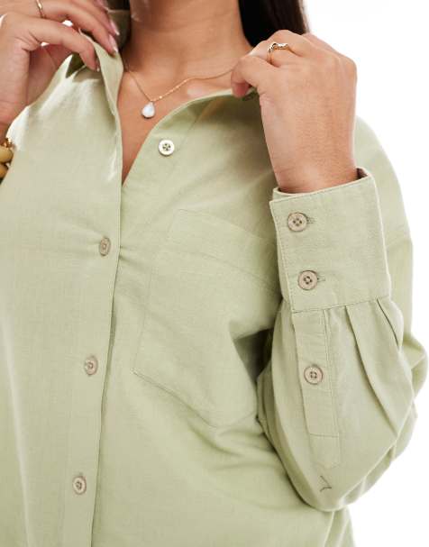 ASOS DESIGN - Kayla - Mix en match - Strandset in kaki - view 1