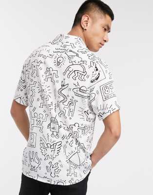 asos keith haring converse