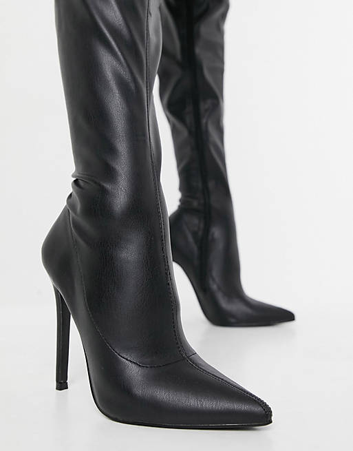 Women Boots/Kendra stiletto thigh high boots 