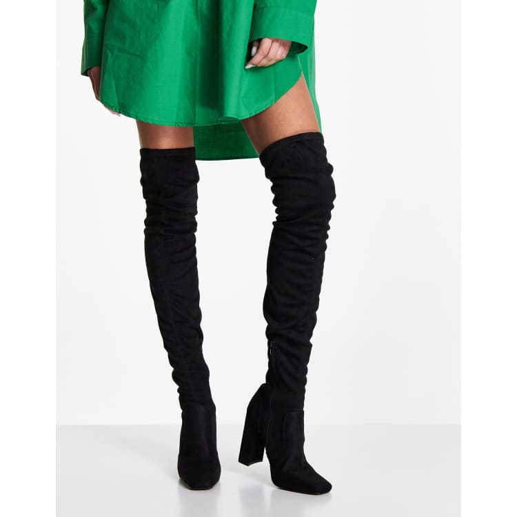 Asos cheap thigh boots