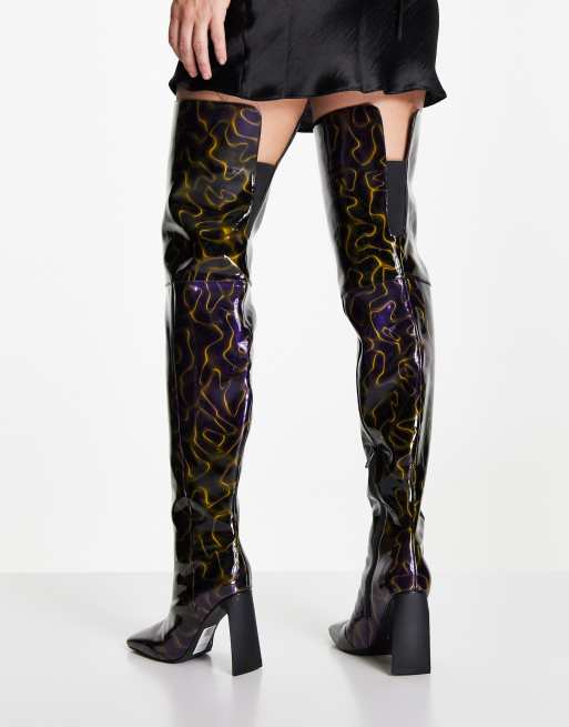 Thigh high boots clearance asos