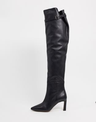 asos black over the knee boots