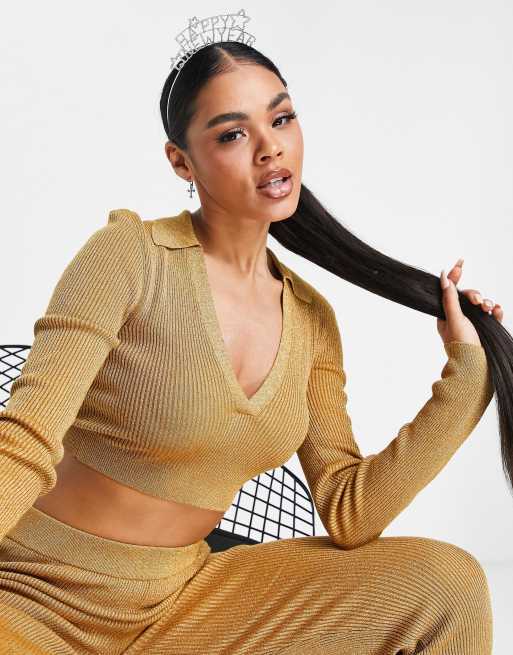 ASOS DESIGN - Kerstmis - Hoofdband met 'Happy New Year' slogan met kristallen, 3 van 4