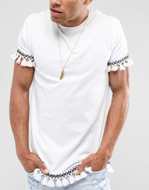 ASOS DESIGN - Ketting met veren in goudkleur, 3 van 4