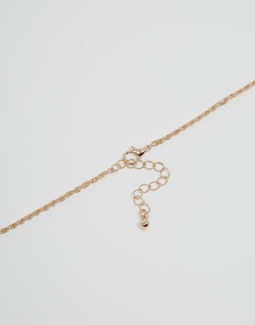 ASOS DESIGN - Ketting met veren in goudkleur, 4 van 4