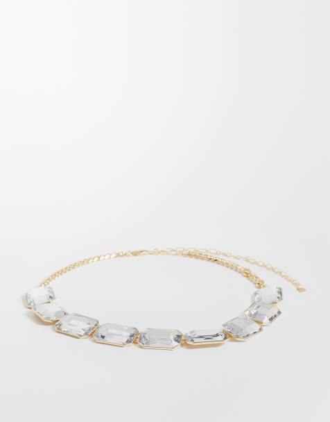 ASOS DESIGN - Kettingriem met siersteentjes - view 1