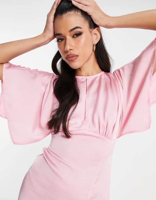 Asos baby pink dress sale