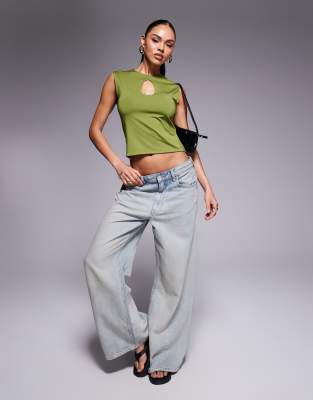 Asos Design Keyhole Tank Top