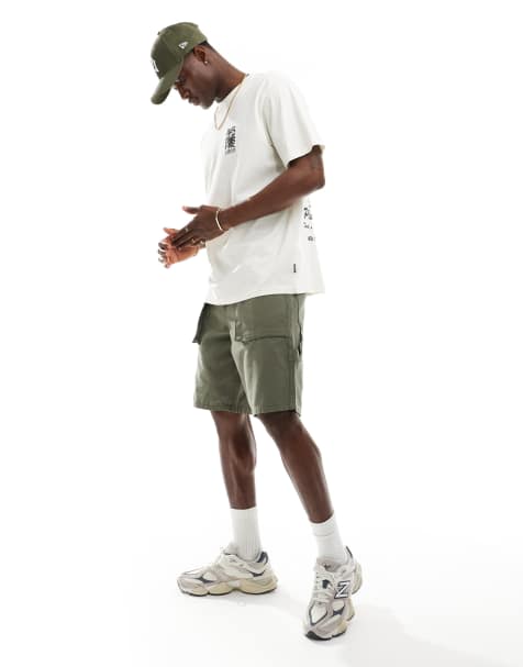 ASOS DESIGN – Khakifärgade snickarshorts - view 1