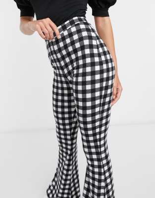 gingham flares