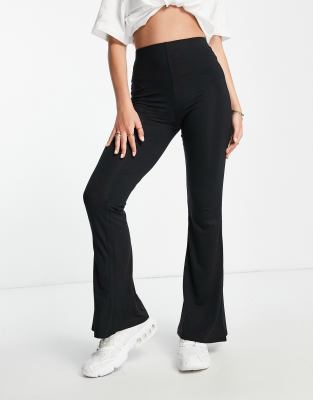 asos black flare pants