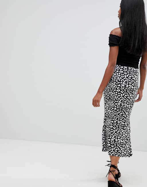 Asos polka dot kick hotsell flare skirt