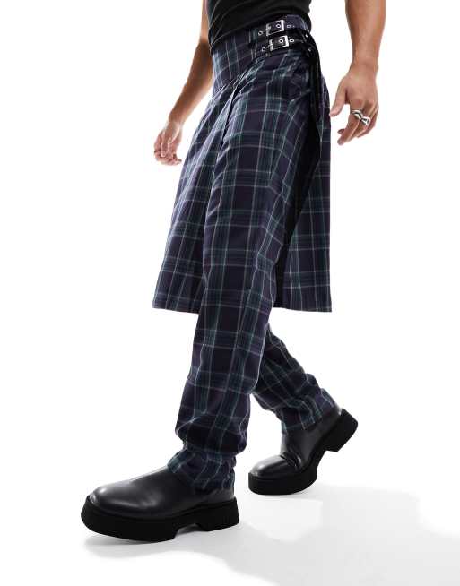 Asos hot sale tartan trousers