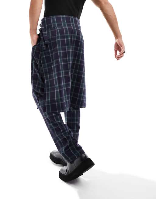 Asos tartan outlet trousers