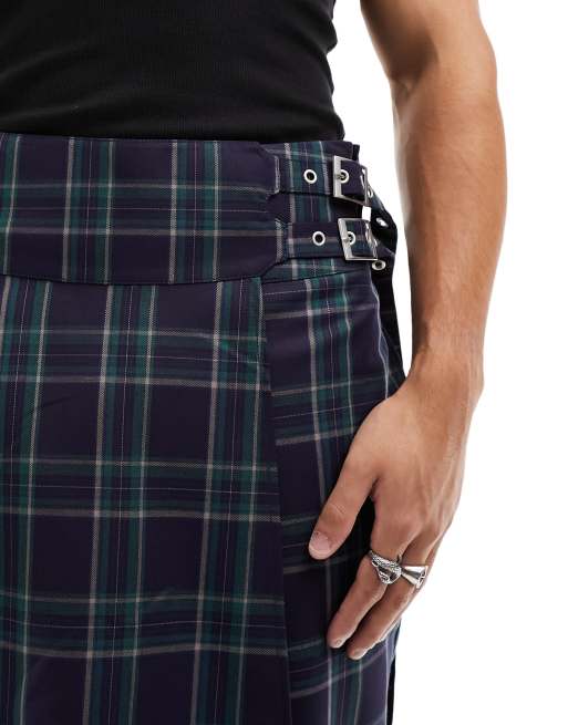 Asos tartan hot sale trousers mens