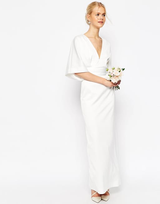 Asos deep v dress hotsell