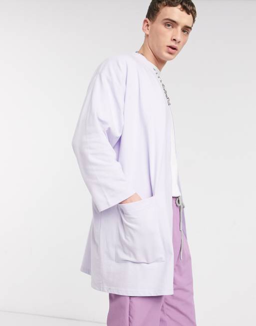ASOS DESIGN - Kimono en jersey léger - Lilas