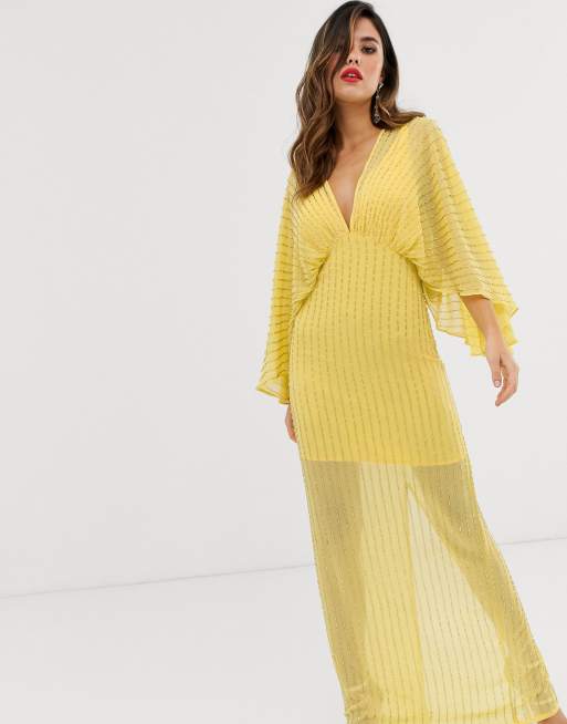 Asos kimono maxi store dress