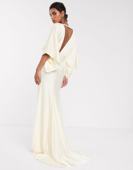 Asos kimono sale wedding dress