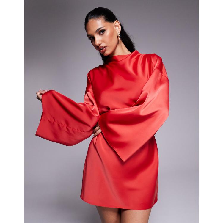 strapless open back dress Gorgeous 1970s Hanae Mori Red Silk Kimono Caftan Dress w Sash & Beauti –  Shrimpton Couture