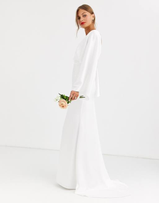 Asos kimono hot sale wedding dress