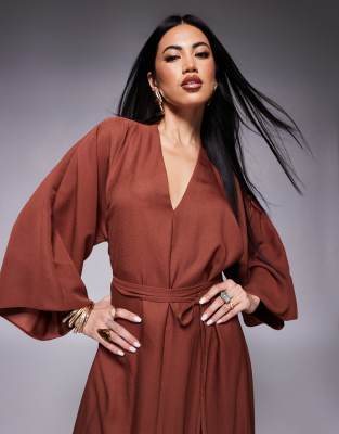 asos design kimono midi dress with delicate beaded embellishment ASOS DESIGN embellished kimono with gem detail