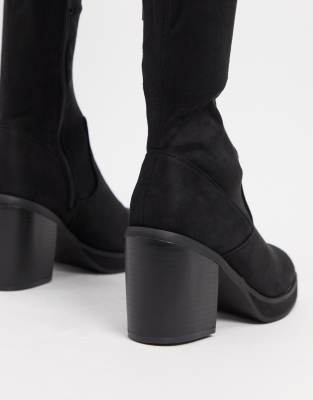 square toe platform shoes