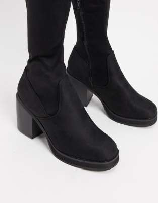 square toe platform shoes