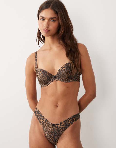ASOS DESIGN - Kitty - Bikini med leopardprint - view 1