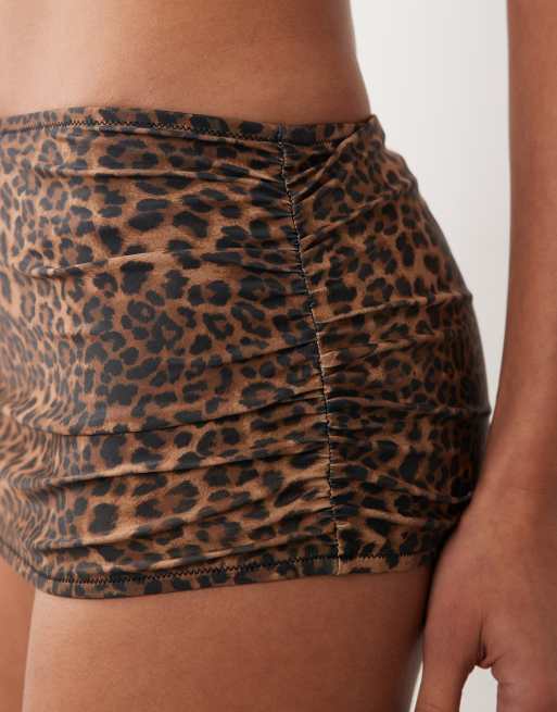 ASOS DESIGN – Kitty – Leopardmönstrad badkjol, 2 av 4
