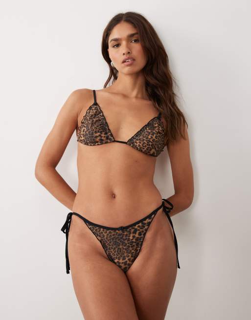 ASOS DESIGN – Kitty – Bikini w panterkę, 4 z 6