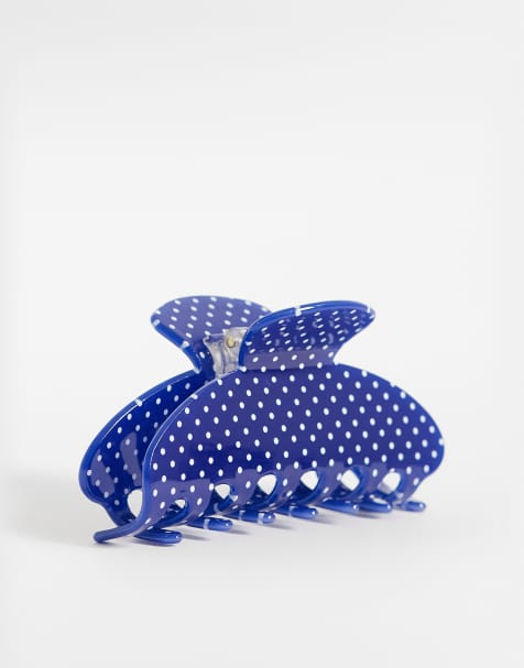 ASOS DESIGN – Klamra do włosów w groszki - view 1