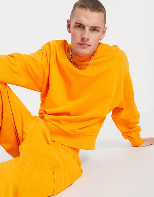 ASOS DESIGN – Klarorange set i extra oversize, 2 av 2