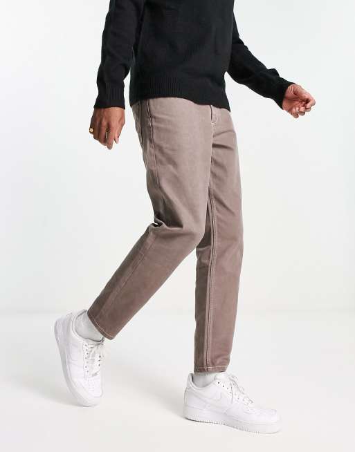 ASOS DESIGN – Klassische Jeans aus festem Stoff in Dunkelbraun, 4 von 4