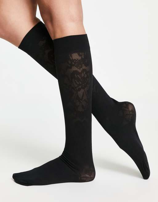 High lace clearance socks