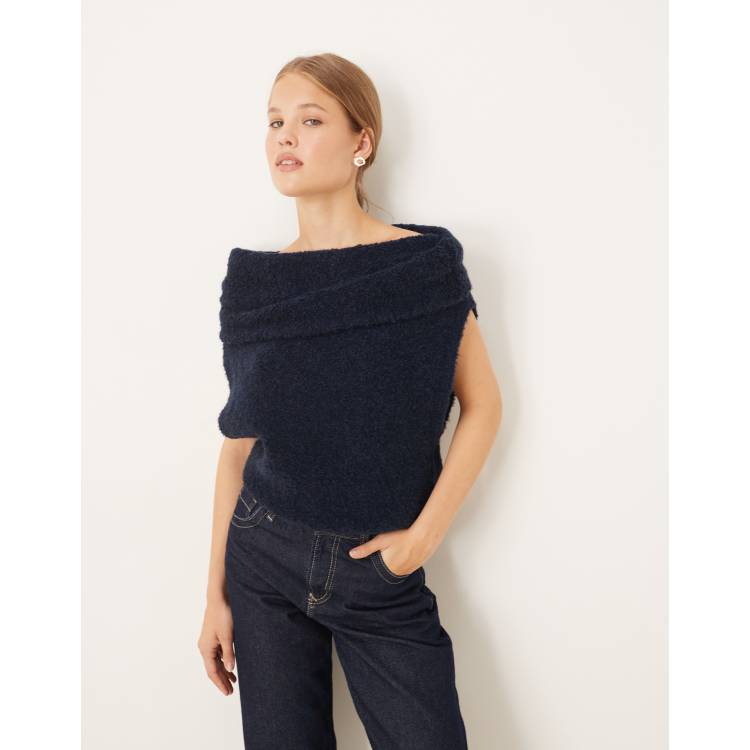 トップス audire Diamond knit tops (Dark navy) Diamond knit tops (Dark navy) – Audire