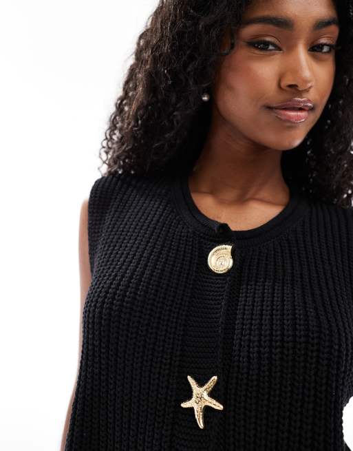 【SUBLATIONS】FURROW KNIT VEST .11【BLACK】 サブレーションズ FURROW KNIT VEST .11【BLACK】 FURROW KNIT